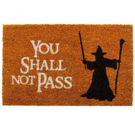 getDigital Paillasson You Shall Not Pass - Tapis de porte de haute qualité avec scène de fantaisie célèbre - Multicolore - 60 x 