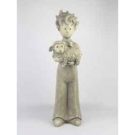 Vidroflor Pierre Artificielle Le Petit Prince - Prince avec Mouton © Antoine de Saint-Exupéry, Petit, Léger, Remplissable, Résis