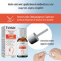 Evolsin Adoucisseur d'ongles - Solution douce et efficace pour les ongles incarnés - Formule alcaline pour ongles souples et éla