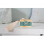 Kindsgut Appareil Photo en Bois, Appareil Photo en Bois pour Les Petits Enfants, Beau Cadeau aux Couleurs subtiles, Aquamarine