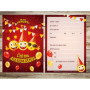 Edition Colibri C'est mon anniversaire 10 Cartes d'invitation avec des smileys drôle en Français, pour un anniversaire d'enfant 