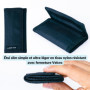 Lens-Aid Pochette de rangement pour cartes SD : étui compact pour jusqu'à 9 cartes SD, CFexpress, XQD, jeux Switch - Étui en nyl