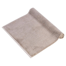 herzbach home Tapis de bain Pura - De qualité supérieure - 50 x 70 cm - 100 % coton - Extra doux - Couleur : beige