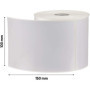 LEYF Étiquette d'expédition 100 mm x 150 mm - Noyau de 1 Pouces - 12 rouleaux de pack d'étiquettes x 370 pièces par rouleau = 44