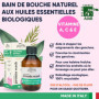 promis wash bain de bouche naturel sans alcool et sans fluor avec vitamines A, C & E | Pour les gencives sensibles | Vegan | Lab
