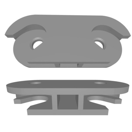 ULROAD Lot de 2 supports de charnières de rechange pour meuble à chaussures IKEA HEMNES GREVBAECK - Accessoires de rechange 1103