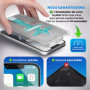 Deppa [2 pièces Verre Trempé pour Iphone 16e/iPhone 14/13 Pro/13 (6.1') [Couverture Complète] Avec Kit d’Installation Facile - F