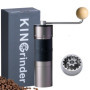 KINGrinder K6 Moulin à café manuel avec 200 degrés de mouture réglables pour Aeropress, French Press, Drip, Expresso, capacité 3