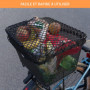 VELORO Filet à bagages pour vélo - Stable et flexible - Parfait pour les paniers de vélo arrière - Convient pour porte-bagages e