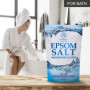 Sels de Bain 3 x1000g - Sels Epsom 3kg - Naturel Magnésium - Relaxation & Détoxification - Apaisant et Soulage les Muscles - Soi