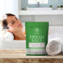 Sel de Bain Epsom Set 3х1000 g - Sel de Bain Epsom - Sel Epsom avec Huile Essentielle de Eucalyptus & de Lavande - Sels d'Epsom 