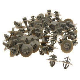 OTOTEC Lot de 50 clips de garniture latéraux en plastique pour porte de voiture compatible avec Renault Master