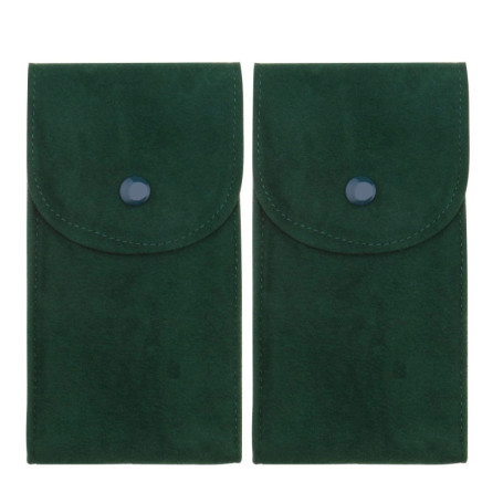 OTOTEC 2pcs Pochettes de Rangement pour Montre avec Pad Flanelle Montre Sac de Rangement Voyage Montre Pochette Organisateur Sac