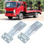 OTOTEC 2 Pièces Charnières en Acier de Voiture Matériel de Charnières Robuste Adapté à La Porte Arrière de Grange Camion Camion 