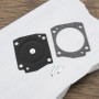 OTOTEC Lot de 2 kits de réparation de diaphragme de carburateur pour tronçonneuse - Remplace RB-122 - Compatible avec tronçonneu