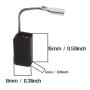 EMSea Paire de balais de carbone pour moteur E64 15 x 8 x 5 mm 1619P11715 Compatible avec Bosch GWS 750 GWS 750 S GWS 750-115 Ac