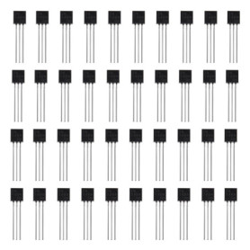 EMSea 100x N-Channel 2N7000 MOSFET Transistor TO-92 0.3A 60V 3 Broches International Redresseur Puissance pour l'industrie Domes