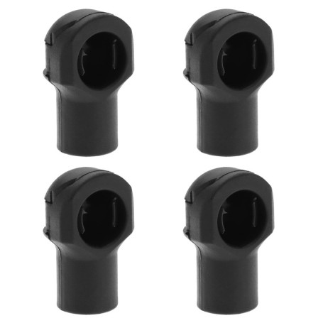 EMSea 4 Pièces Raccord d'extrémité Ressort Connecteur Ressort Hayon Connecteur Ressort Pneumatique Hayon Voiture Plastique Carav