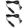 EMSea Lot de 2 Adaptateurs Allume-Cigare Double 12 V Compatible avec Nextbase Lecteur DVD de Voiture Portable Car 9 NB9D-CAR (Lo