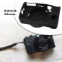 YINETTECH 1 étui de protection en silicone souple pour appareil photo numérique avec capuchon d'objectif amovible compatible ave
