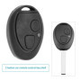 VGOL Lot de 2 Coques de clé à Distance à 2 Boutons compatibles avec Rover 75 MG ZT compatibles avec Land Rover Discovery télécom