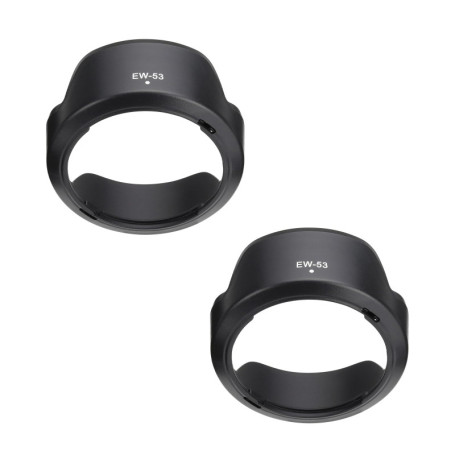 VGOL 2 Pièces EW-53 Pare-Soleil en Plastique pour Objectif d'appareil Photo Pare-Soleil de Remplacement d'objectif d'appareil Ph