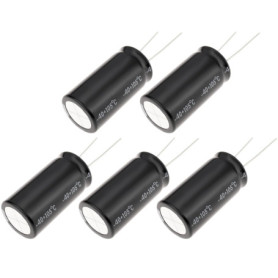 VGOL Lot de 5 Condensateurs électrolytiques Radiaux en Aluminium 3300 µF 50 V -40-105 °C pour équipements de Communication Alime