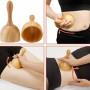 Hausdec - Appareil de massage de drainage lymphatique - Tasse de massage - Thérapie du bois - Anti-cellulite - Thérapie par les 