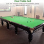 Haptufer Tissu de feutre pour tables de billard de 8 pieds, protecteur de billard avec 6 bandes de tissu utilisées pour les club