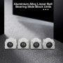 UrbanNest UnitéS de Bloc de GlissièRe à Roulement à Billes LinéAire, DiamèTre D'AléSage de 16 Mm (Paquet de 4 SCS16UU)