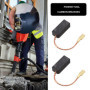 eMagTech Lot de 2 paires de balais de carbone pour moteur - 6,5 x 8 x 18 mm - Compatible avec Hilti TE 12 TE 12S TP 90 - Scie ci
