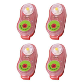 Gokelomg 4 X Gilet de Sauvetage, Lumière LED, Gilet de Sauvetage Flash, pour la Survie d'urgence en Eau