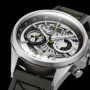 AVI-8 Hommes Analogique chronographe Montre avec Bracelet en Cuir AV-4065-01