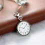 JewelryWe Montre d'Infirmière Homme Femme- Montre Surface de Chiffres Arabes & Porte-clés Sac à Dos Boucle & Boîtier en Diamant 
