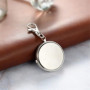 JewelryWe Montre d'Infirmière Homme Femme- Montre Surface de Chiffres Arabes & Porte-clés Sac à Dos Boucle & Boîtier en Diamant 