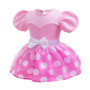 Lito Angels Deguisement Costume Robe Princesse Minnie avec Bandeau pour Bebe Filles Taille 0-3 mois