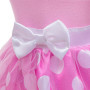Lito Angels Deguisement Costume Robe Princesse Minnie avec Bandeau pour Bebe Filles Taille 0-3 mois