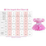 Lito Angels Deguisement Costume Robe Princesse Minnie avec Bandeau pour Bebe Filles Taille 0-3 mois