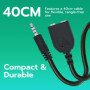 Mcbazel Surecom adaptateur d'écouteur 3,5 mm Kenwood pour téléphone portable vers talkie-walkie