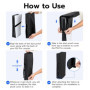 Wigearss Housse Anti-Poussière Housse de Protection Anti-Rayures Étanche pour PS5 Pro(Pas pour PS5/PS5 Slim)