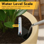 Mcbazel 5 Pièces Indicateur de Niveau d'eau Hydroponique, Jauge de Niveau d'eau avec Flotteur pour Plantes, Indicateur d'Humidit