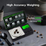 Wigearss Balance Numérique de Précision, 50g/0.001g de Précision, Mini Balance Milligramme avec Poids d'Étalonnage et Écran LCD 