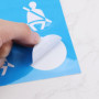 LT Easiyl 20x Autocollants pour Le Port de la Ceinture de sécurité 46x46mm Signes d'avertissement pour Les Ceintures de sécurité