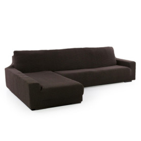 Housse pour chaise longue accoudoir long gauche Sofaskins NIAGARA Marron (Reconditionné A)