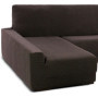 Housse pour chaise longue accoudoir long gauche Sofaskins NIAGARA Marron (Reconditionné A)