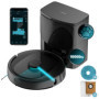 Cecotec Robot Aspirateur et Laveur de Sols avec Base AutoVidange Conga 9590 Spin Revolution Ultra Power Home. Navigation Laser, 