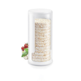 Tescoma 896966, 4Food, Conteneurs alimentaires, Conteneurs pour Gallette, Conteneur pour Tranches Biscuit Rondes, Plastique