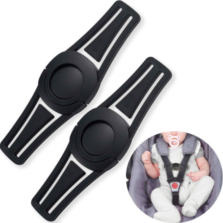 Clip Ceinture Siege Auto 2 PCS Clip Securite Siege Auto Clip de Sangle Enfant Sécurité Voiture Chest Clip pour Pince de Poitrine