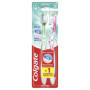 Colgate Max White Lot de 2 brosses à dents manuelles pour des dents naturellement blanches, avec poils moyennement durs