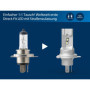 Philips Ultinon Pro6000 Boost gen2 Direct-fit H4 Ampoule de phare LED avec homologation routière* + 300% de lumière plus claire*